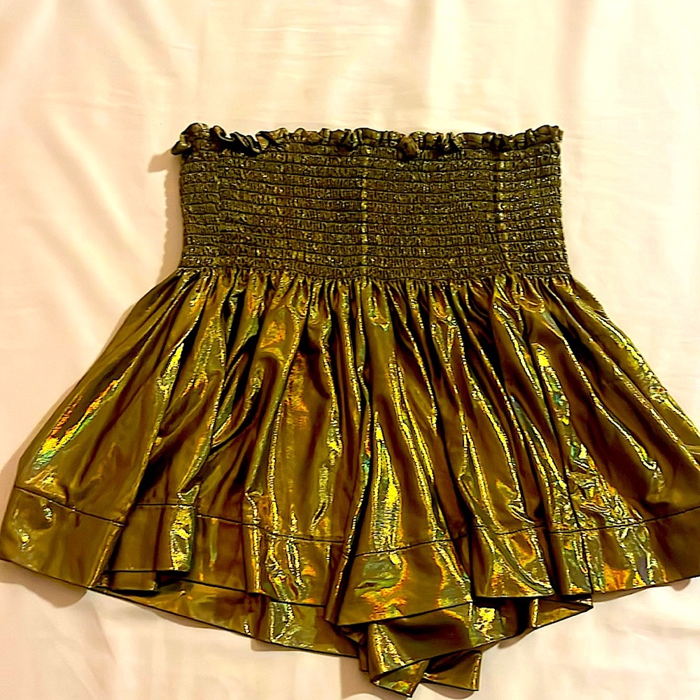 Queen of sparkles gold skirt